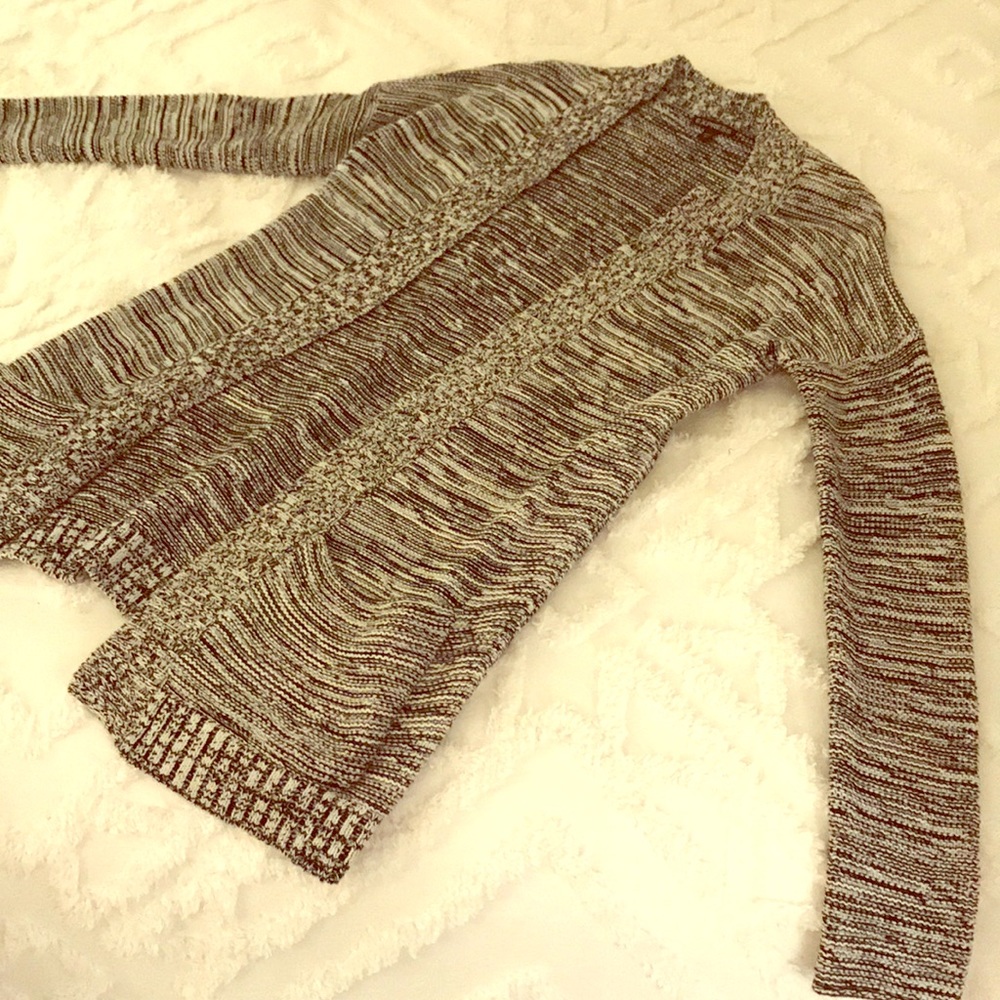 Black and white express sweater